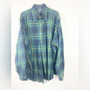 Ralph Lauren Long Sleeve collared shirt Plaid